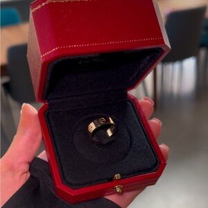 Authentic Cartier love ring
